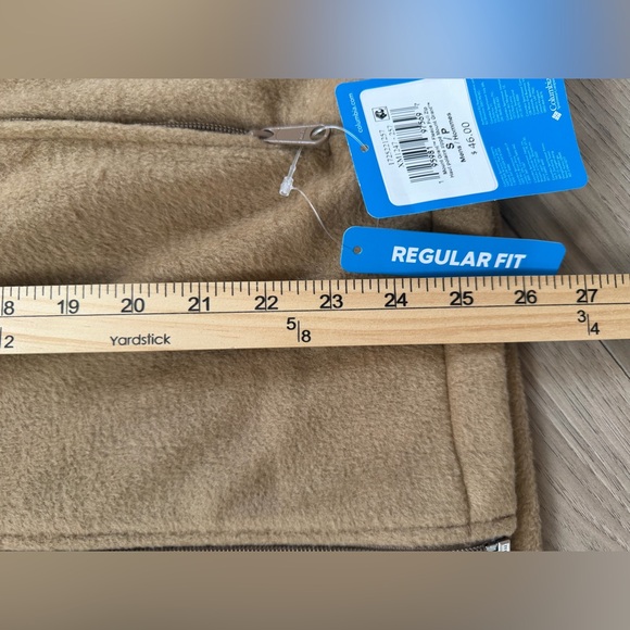 NWT Columbia mount grand freeze full zip Tan Fleece Jacket Sz small - Picture 6 of 8